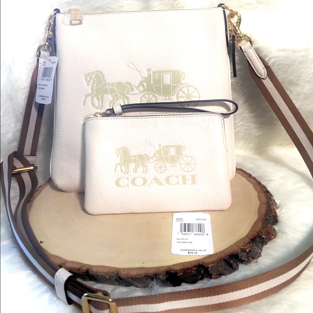 🆕 COACH Jes Slim Crossbody Bag and the wristlet